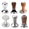 Presse à café en poudre pour expresso calibrée en acier inoxydable 304 58 mm avec base plate