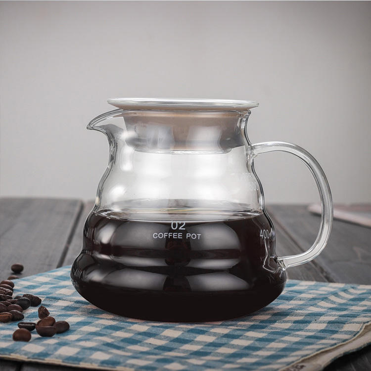 Cafetière Main Goutte À Goutte En Verre Serveur De Café Bouilloire À Thé