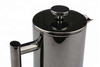Presse française miroir noir Style classique en acier inoxydable cafetière à double paroi isolée 34 oz presse française avec Logo personnalisé