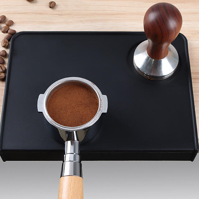 tapis de bourrage de café personnalisé avec tapis de bourrage en silicone
