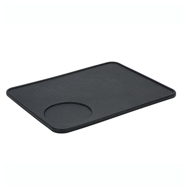 Accessoires de cuisine en gros Noir Anti-Slip Espresso Accessoires de café en silicone Tapis d'inviolabilité du café
