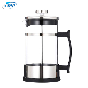 I-TOP GFP13 Échantillon GRATUIT 600 ml 800 ml 1000 ml prix bas livraison directe cafetière cafetière cafetière en verre inoxydable café presse française