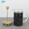 I-TOP GFP15 Haute Qualité Commerciale Goutte À Goutte En Acier Inoxydable Presse À Expresso Cafetière Résistant À La Chaleur Français Presse 350 ml Verre