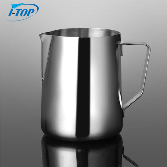 Pichet à lait revêtement rose coloré expresso Latte Art guirlande mousseur Barista acier inoxydable café mousseur pichet pot à lait