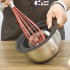 Bol de mélange de salade d'acier inoxydable de couleur d'ensemble de 2 PCS empilable multifonctionnel pour la cuisson