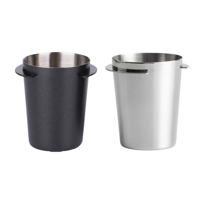 Tasse de dosage de café de 58 mm, tasse de dosage de café en acier inoxydable, pièce d'alimentation en poudre pour outils de machine à café expresso inviolable
