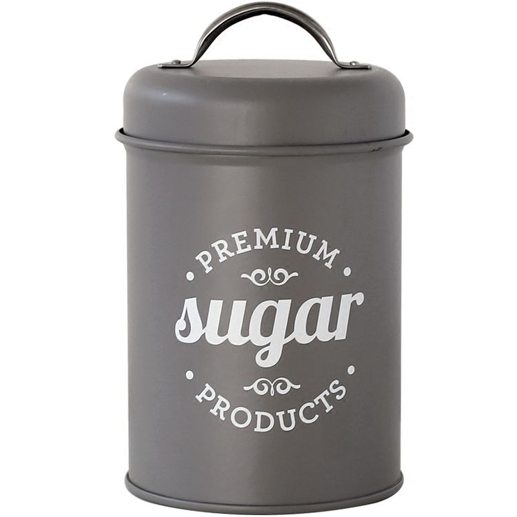 Bocaux de stockage hermétiques pour aliments ronds de qualité supérieure Coffret à biscuits en acier inoxydable Coffret à thé Sucre Récipient pour aliments avec couvercle