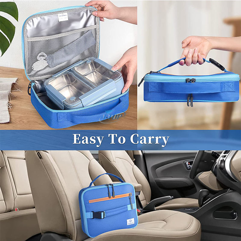 Vente en gros Adultes Enfants Leakproof Lunch Bento Box conteneur de stockage des aliments 304 Boîte à Lunch en Acier Inoxydable avec Couvercle
