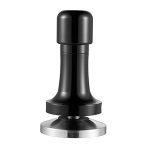 Poignée en aluminium noir et support Barista Espresso Tamper 51-58mm Base Coffee Tamper avec ressort