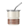 Tasse à café portable 300 ml monocouche en acier inoxydable 304 bière curling eau camping tasse