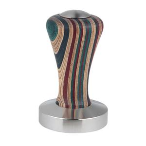 Presse à café en bois Espresso Coffee Powder Press Tamper Rainbow Coffee Press