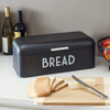 Boîte de rangement de pain alimentaire en acier inoxydable de bonne qualité en gros conteneur de bac à pain en métal de grande capacité pour la cuisine