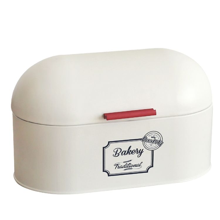 Accessoires de cuisine en métal de qualité alimentaire en acier inoxydable pain bac de rangement pain Toast boîte de stockage des aliments