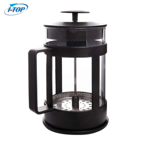 I-TOP GFP09 vente en gros prensa francesa piston en acier inoxydable théière en verre presse française cafetière