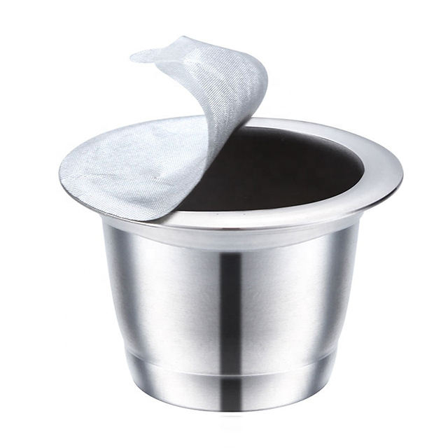 Capsules de café Nespresso à dosettes vides rechargeables avec couvercle auto-adhésif