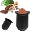 54mm Espresso Dosing Cup Coffee Mug Coffee Ground Pesant Barista Accessoires avec Aluminium Metal pour Machine à expresso