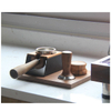 Trois trous 51/53/58MM bois café expresso inviolable support Barista café inviolable support maison café accessoires