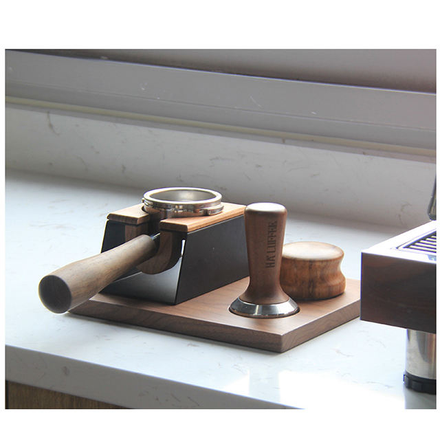 Trois trous 51/53/58MM bois café expresso inviolable support Barista café inviolable support maison café accessoires