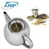 1L 1.5L Théière Argent En Acier Inoxydable Cafetière avec Filtre Oeuf Grande Capacité Théière