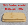 Gros Airtight Keeper Container Hêtre Bambou Couvercle Métal Suger Fromage Boîte De Rangement Beurrier