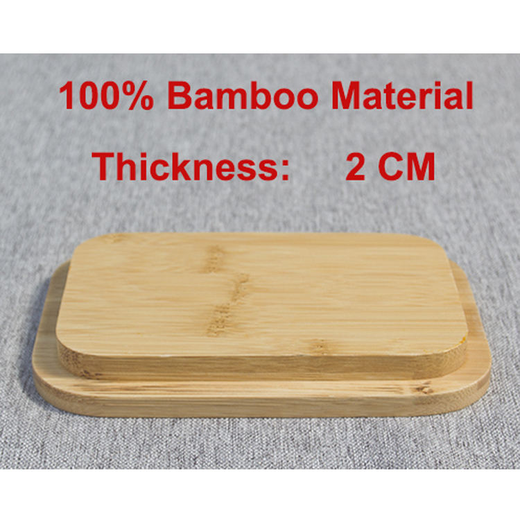 Gros Airtight Keeper Container Hêtre Bambou Couvercle Métal Suger Fromage Boîte De Rangement Beurrier