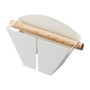 Café infusé à la main porte-papier filtre boîte de rangement en forme d'éventail V60 porte-papier filtre réfrigérateur plateau d'absorption magnétique