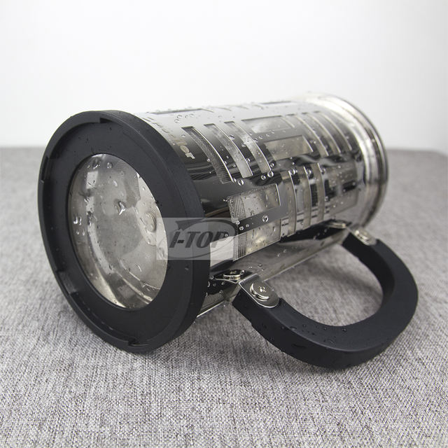 presse française en acier inoxydable en verre borosilicaté