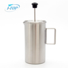 Pot de percolateur de café de Camping en acier inoxydable 304 pour la fabrication de café en plein air
