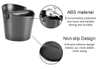 Marc de café Knock Box Seau à café en acier inoxydable Espresso Dump Bin Bangs Coffee Grinds Residue Box