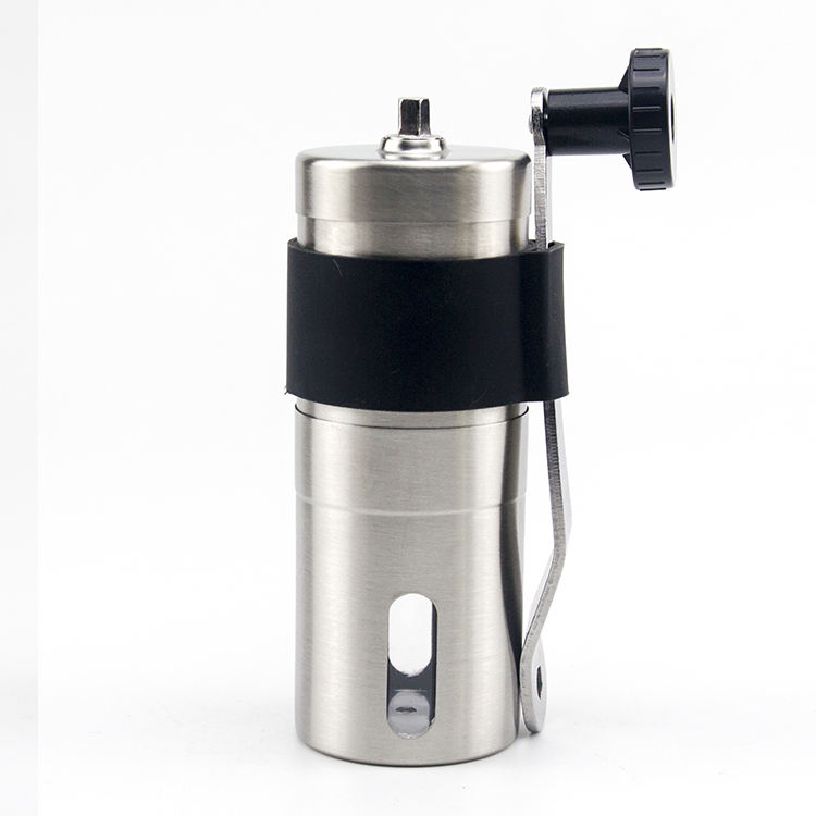 Moulin à café manuel réglable en acier inoxydable pratique