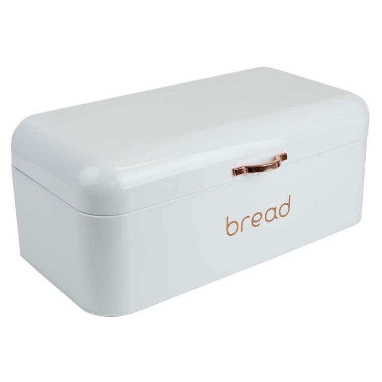Boîte à pain Boîte à pain avec couvercle à charnière Boîte de rangement peu encombrante pour des repas plus longs et plus frais Pain Brioches Pâtisseries et gâteaux