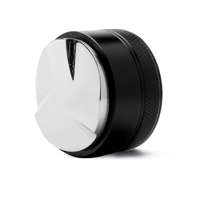 Espresso Tamper Coffee Distributor Tool Noir Réglable Profondeur Espresso Tamper Double Tête Distributeur De Café