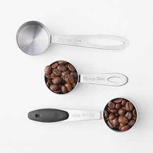 Offre spéciale outils de cuisine de haute qualité en acier inoxydable cuillères à mesurer et tasses 30 grammes