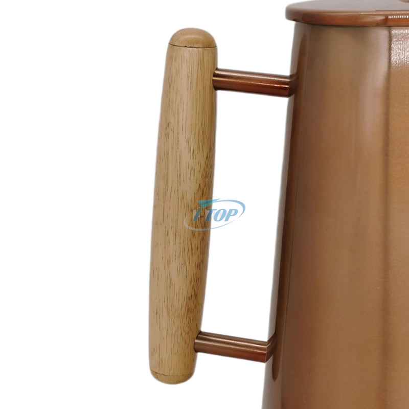Cafetière à piston en acier inoxydable de qualité 304 34 oz (1 litre) avec système de filtration à 4 niveaux Presse à café à double paroi