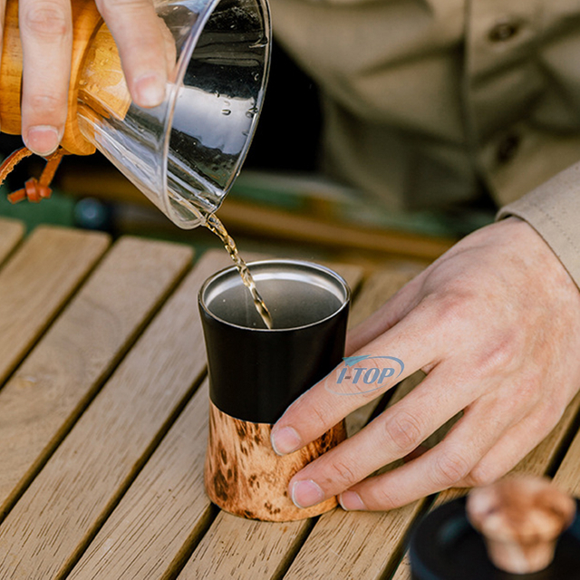 Ensemble de cadeaux de table de cafetière à verser de haute qualité avec emballage de boîte-cadeau 100% haut de gamme