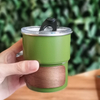 Tasse à café portable 300 ml monocouche en acier inoxydable 304 bière curling eau camping tasse