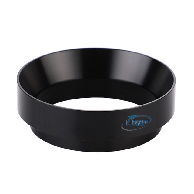 Entonnoir de dosage expresso 51mm/53mm/58mm anneau de dosage café en acier inoxydable Compatible avec porte-filtre 51mm/54mm/58mm