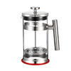En gros 600 ML 800 ML 1L Presse Française Cafetière Premium Verre Cafetière Presse Française Avec Manche En Bois