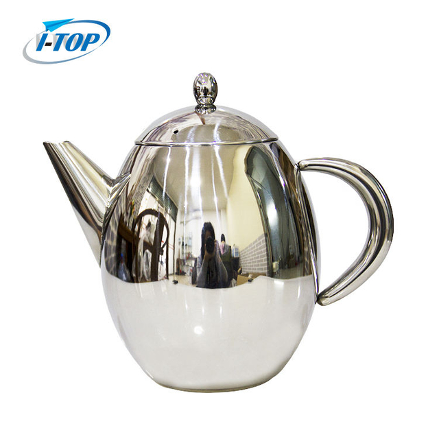 Théière en acier inoxydable de 1,2 L avec infuseur pour le thé en vrac, l'isolation à double paroi garde le thé au chaud pour une théière plus longue.
