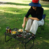 Transfrontalier en plein air alpinisme portable 5 pièces pot camping pique-nique barbecue voyage pêche en acier inoxydable tasses et bols t