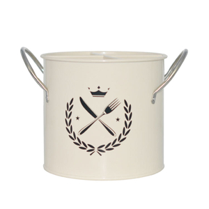 Style campagnard américain rétro vaisselle baguettes cage vidange couteau fourchette cuisine fournitures de cuisson baril de stockage