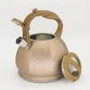 IT-CO1018 Golden High Quality Silver Color Painting bouilloire à thé sifflante en acier inoxydable