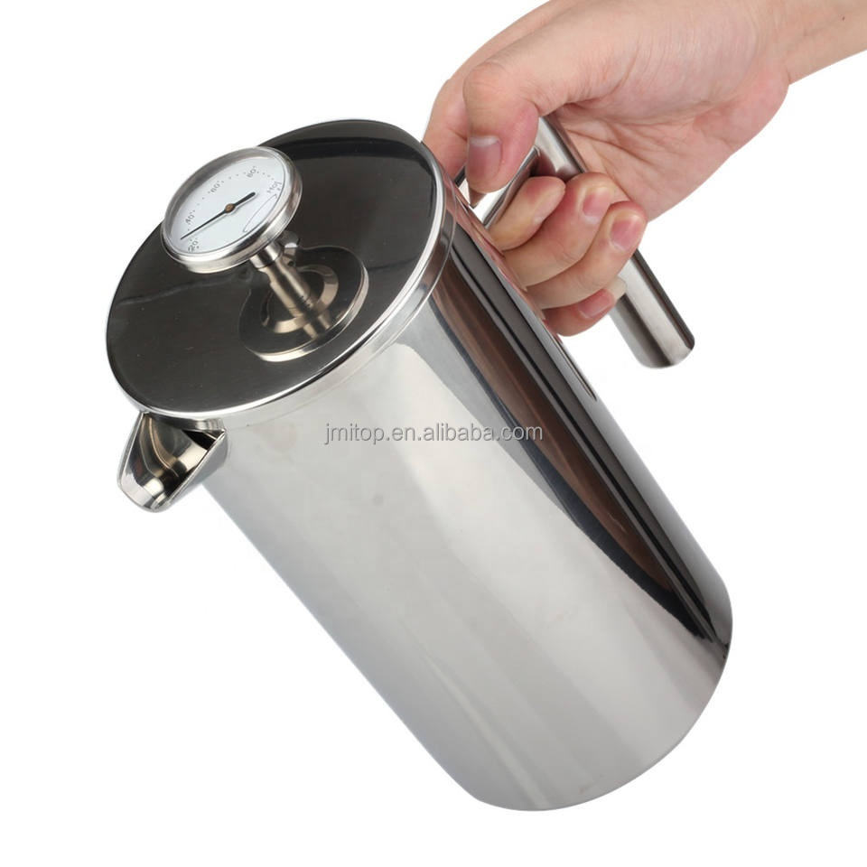 Vente chaude Café Presse Française Tasse En Acier Inoxydable Presse Française Cafetière