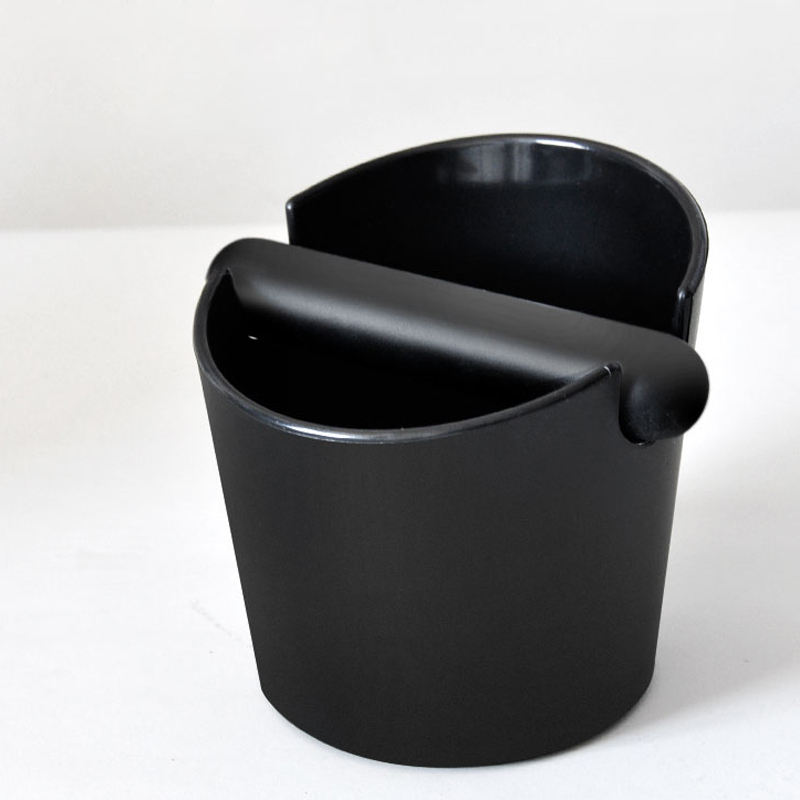 Barista noir café accessoires poubelle à café en acier inoxydable boîtes à frapper broyage expresso tiroir café boîte à frapper en bois