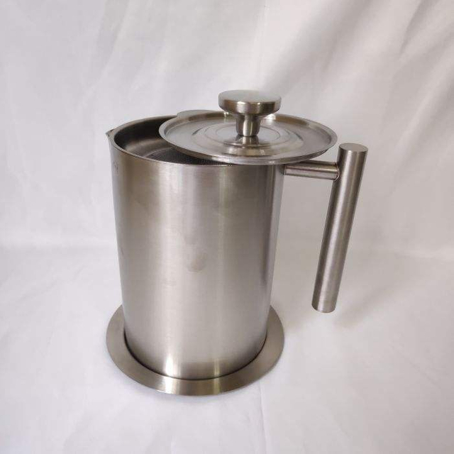 Pot de crépine d'huile en acier inoxydable Bacon conteneur de graisse conteneur de stockage de cruche avec filtre Pot d'huile de cuisson
