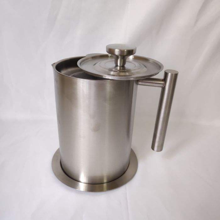 Pot de crépine d'huile en acier inoxydable Bacon conteneur de graisse conteneur de stockage de cruche avec filtre Pot d'huile de cuisson