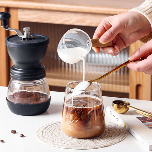 Mini moulin à manivelle conique Portable en céramique Burr manuel moulin à grains de café