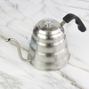 Mise à niveau de 600 ml en acier inoxydable Barista Verser sur le café Bouilloire de voyage Bouilloire à thé avec cafetière expresso à col de cygne