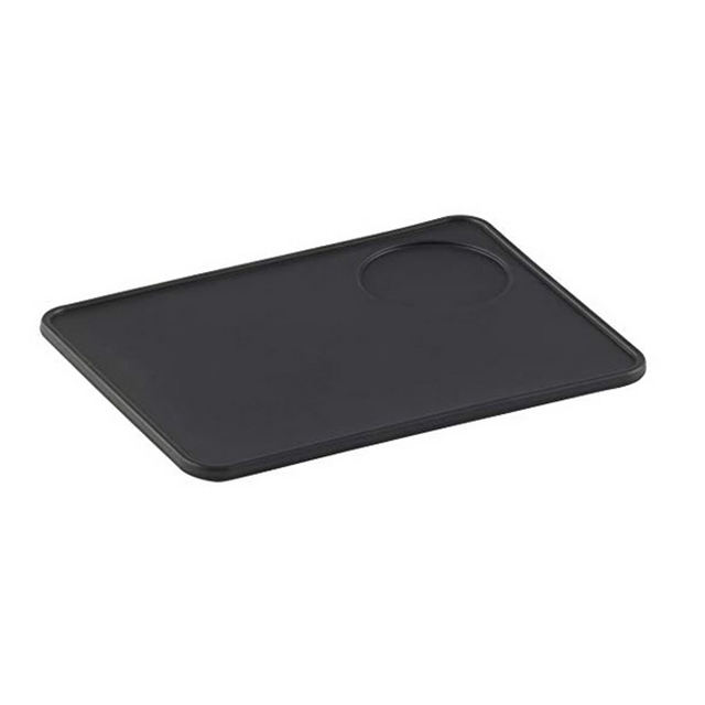 Accessoires de cuisine en gros Noir Anti-Slip Espresso Accessoires de café en silicone Tapis d'inviolabilité du café