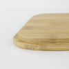 Poubelle en métal avec couvercle en bois de bambou pour cuisine Boîte de rangement en métal Suger Fromage Beurrier